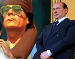 Gheddafi Berlusconi