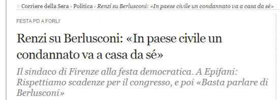 Renzi Berlusconi