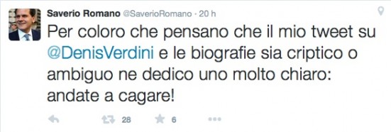 saverio romano tweet 2