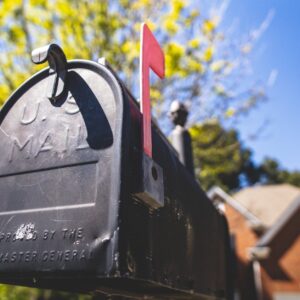 selective focus photography of a mailbox