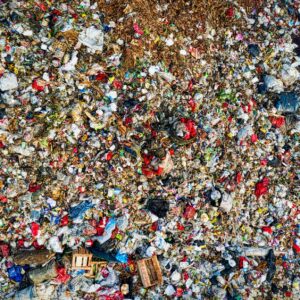bird s eye view of landfill during daytime
